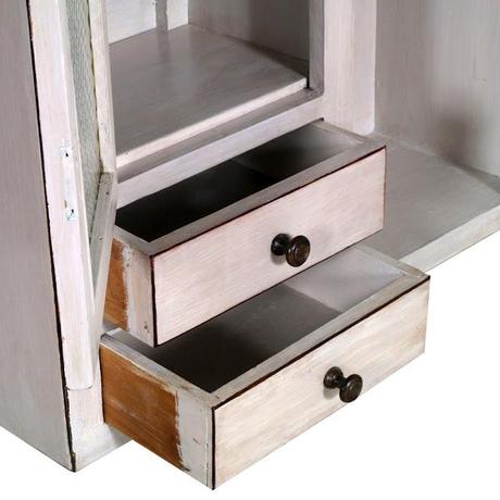 Vetrina shabby chic alzata cucina da parete design myArtistic