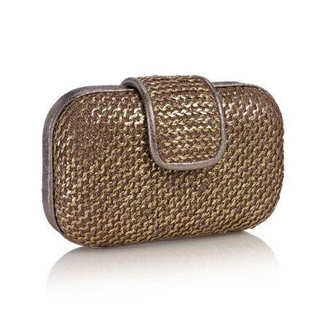Clutch in tessuto dorato - € 39.90