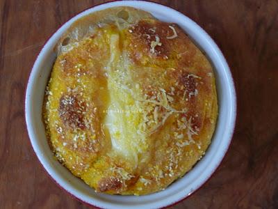 Souffle' di Zucca con cuore di Caprino e i lumini di mandarino di mio nonno!