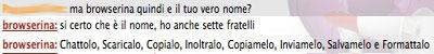 In concorso per il Browserina d’oro, edizione gennaio 2012