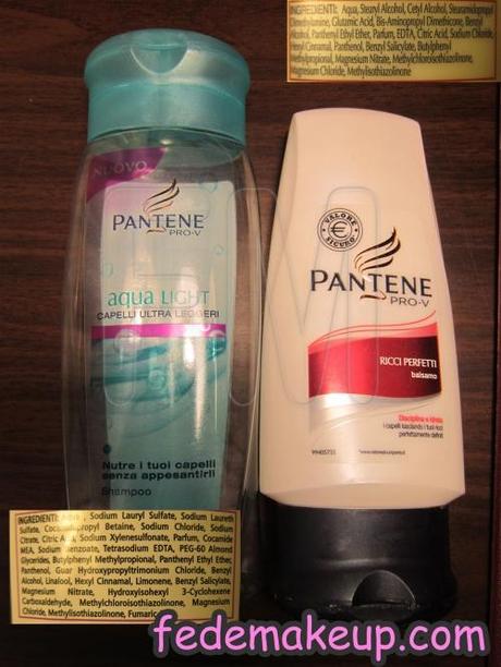 Review Pantene Shampoo Aqua Light e Balsamo Ricci Perfetti