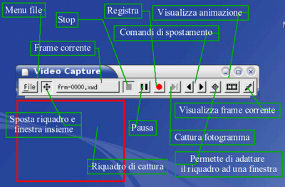 Xvidcap permette di registrare ciò che avviene in una zona specifica del desktop.