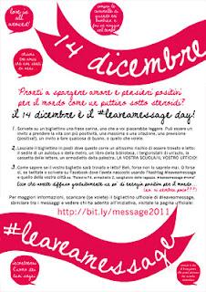 #Leavemessage, Santa Lucia e i Piccolini Barilla