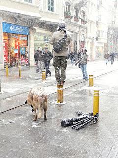 La neve porta gioia e scompiglio a Istanbul