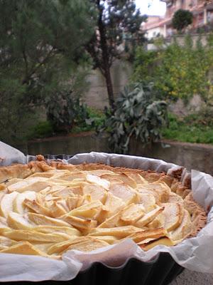 Crostata mele e crema pasticcera