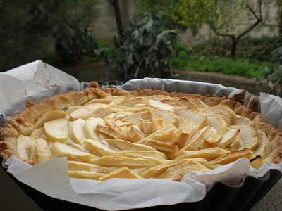 Crostata mele e crema pasticcera