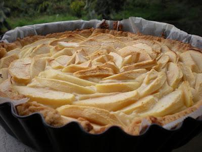 Crostata mele e crema pasticcera