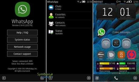 Aggiornamento WhatsApp SMS Gratis per smartphone Nokia Symbian