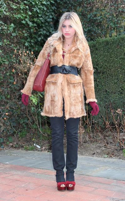 Beige and Burgundy !