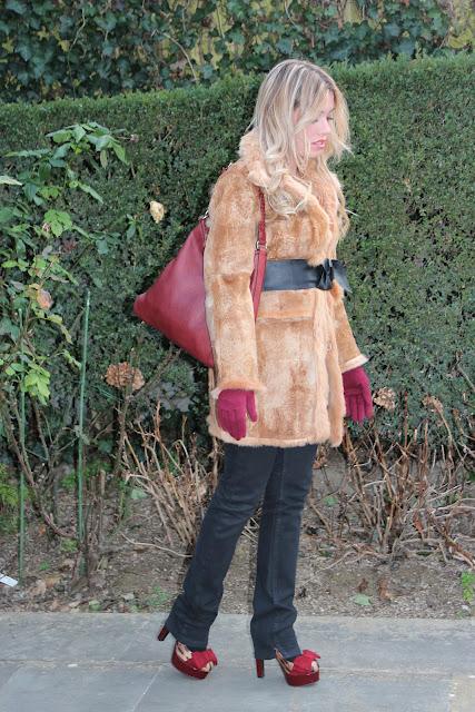 Beige and Burgundy !