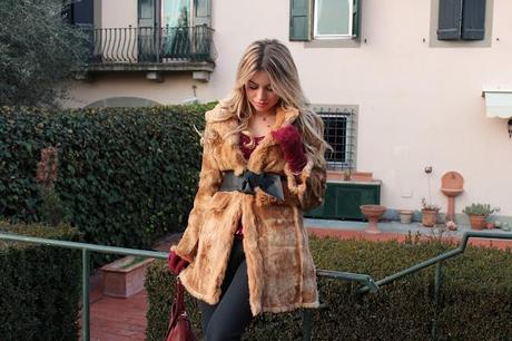 Beige and Burgundy !