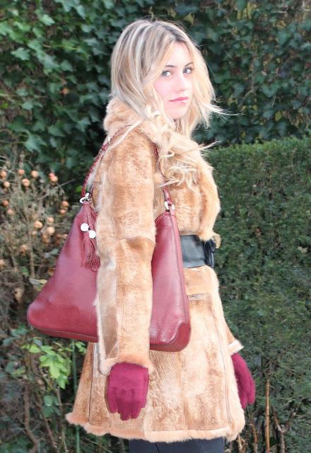 Beige and Burgundy !