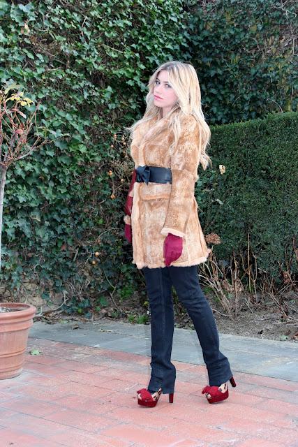 Beige and Burgundy !