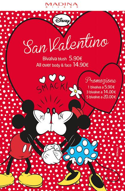 PROMO Madina e Disney per S. Valentino tributo a Minnie e Topolino‏ + SPESE DI SPEDIZIONE GRATUITE