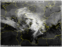 Maltempo: la perturbazione che interessa l'Italia. Un'animazione dal satellite