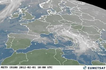 Satellite europa centrale 2 Neve e freddo fino a metà Febbraio. | FOTO EMISFERI