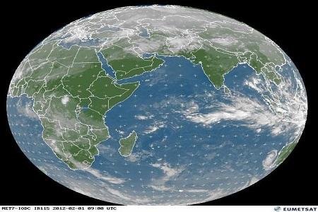 Satellite oceano indiano 5 Neve e freddo fino a metà Febbraio. | FOTO EMISFERI