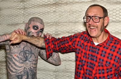 Rick Genest & Terry Richardson