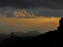 La zona di Erice al tramonto