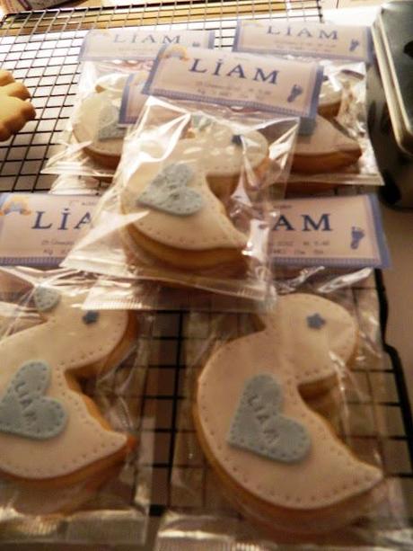 I biscotti decorati per Liam : benvenuto piccolino!