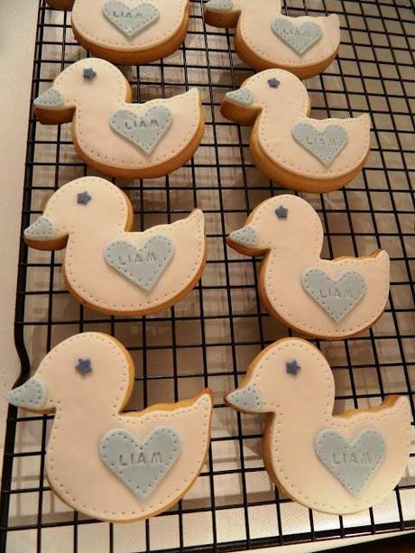 I biscotti decorati per Liam : benvenuto piccolino!