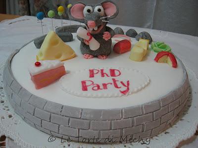 Torta Dottorato di Ricerca (PhD cake)