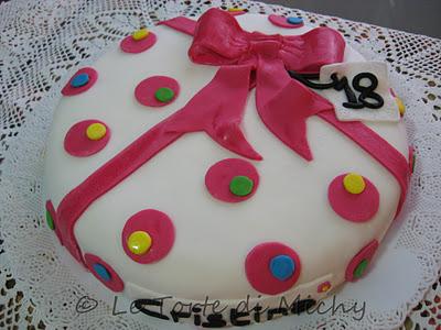 Torta Compleanno 18 anni Pacco Regalo