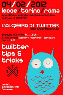 #TTT03- Il Twitter Tips Tricks presenta l’Algebra di Twitter