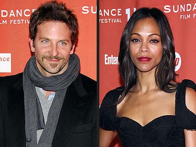 Bradley Cooper e Zoe Saldana coppia sul set e fuori dal set!