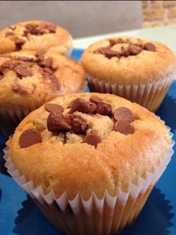 Muffin gocciole di cioccolato