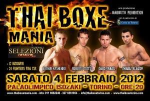 4 febbraio Thai Boxe Mania al Palaolimpico