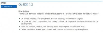 Nokia QT SDK 1.2 : Disponibile per il Download