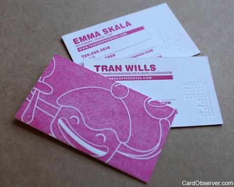 biglietti visita cartoon