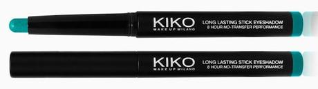 Review & Swatches KIKO Long Lasting Stick Eyeshadow