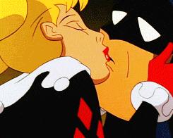 A kiss for Batman