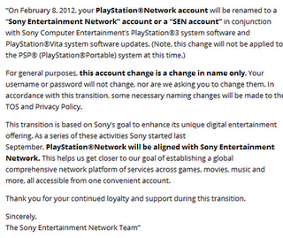 Rumor : Playstation Network cambia nome ?