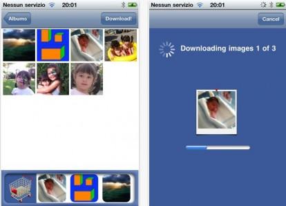 FBphotocart iphone 414x298 Scarica le foto di Facebook su iPhone con FBPhotoCart
