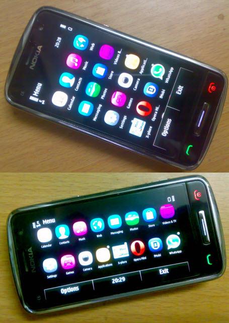 Menu 4×4 per Symbian Anna