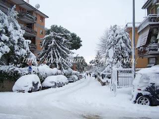 La neve a Roma