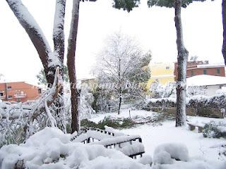 La neve a Roma