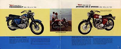 Vintage Brochures - BSA 1966 sales brochure (North America)