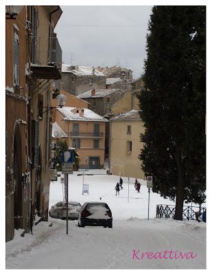 Anche a Viterbo.... neve!!!