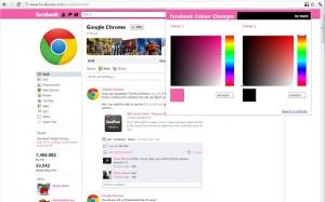 Come modificare i colori di facebook