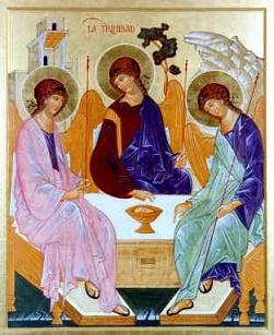 Lo Spirito il Miracolo della Vita Rublev l’Uno è triplice 1410 Mosca Lo Spirito: il Miracolo della Vita