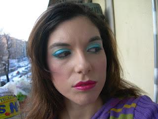 Sono ancora truccata e...foto del trucco di oggi :D