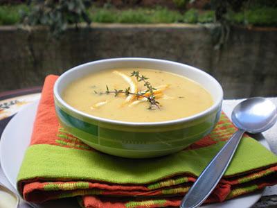 Minestra di Patate e Carote al profumo di Arancia