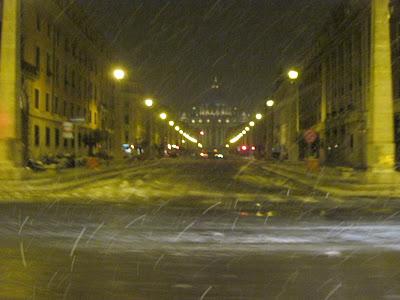 Neve a Roma 03 febbraio 2012