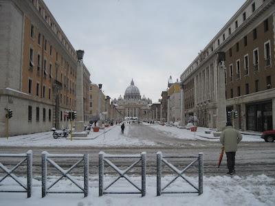 Neve a Roma 03 febbraio 2012
