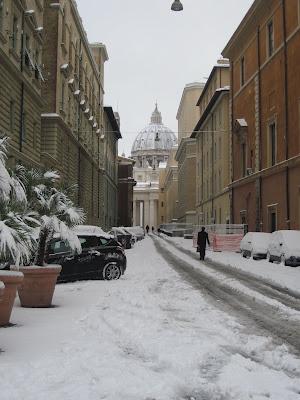 Neve a Roma 03 febbraio 2012