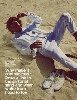 Tommy Dunn in Dolce & Gabbana su GQ UK Marzo 2012